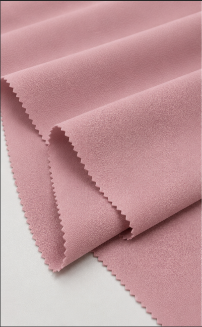 Frosted Pink Poly-Viscose